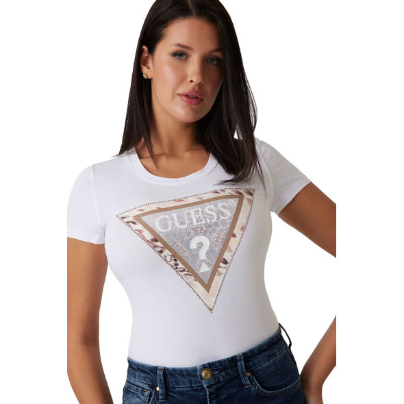 GUESS CHEETA LOGO ΜΠΛΟΥΖΑ ΓΥΝΑΙΚΕΙA W5RI22J1314-G011
