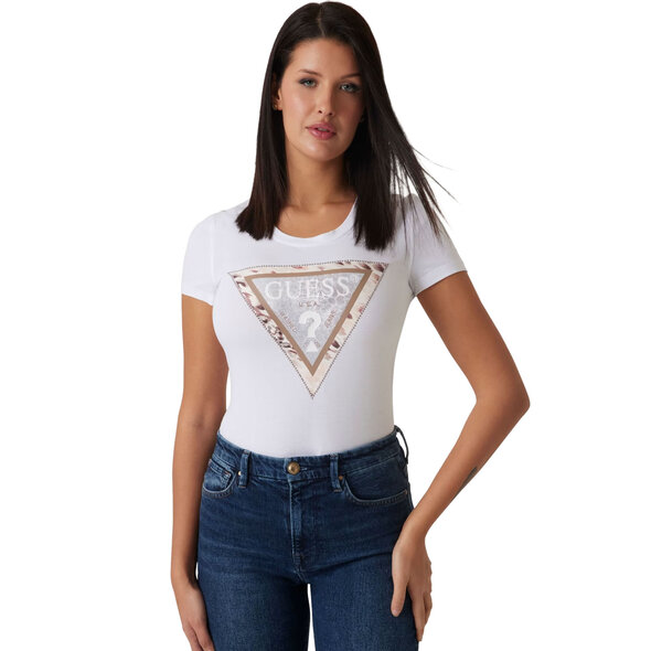 GUESS CHEETA LOGO ΜΠΛΟΥΖΑ ΓΥΝΑΙΚΕΙA W5RI22J1314-G011