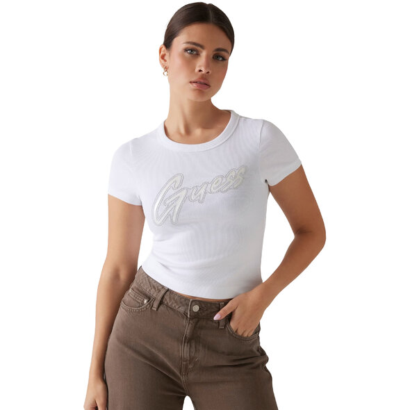 GUESS RIB LOGO ΜΠΛΟΥΖΑ ΓΥΝΑΙΚΕΙΑ W5RI68KA0H1-G011