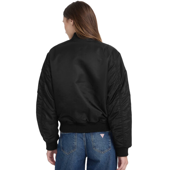GUESS BOMBER ΜΠΟΥΦΑΝ ΓΥΝΑΙΚΕΙΟ W5RL81WHAA2-JBLK