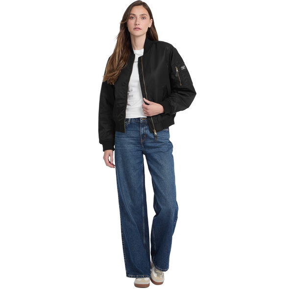 GUESS BOMBER ΜΠΟΥΦΑΝ ΓΥΝΑΙΚΕΙΟ W5RL81WHAA2-JBLK