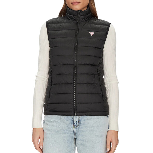 GUESS PUFFER ΓΙΛΕΚΟ ΓΥΝΑΙΚΕΙΟ W5RN55WHAB2-JBLK