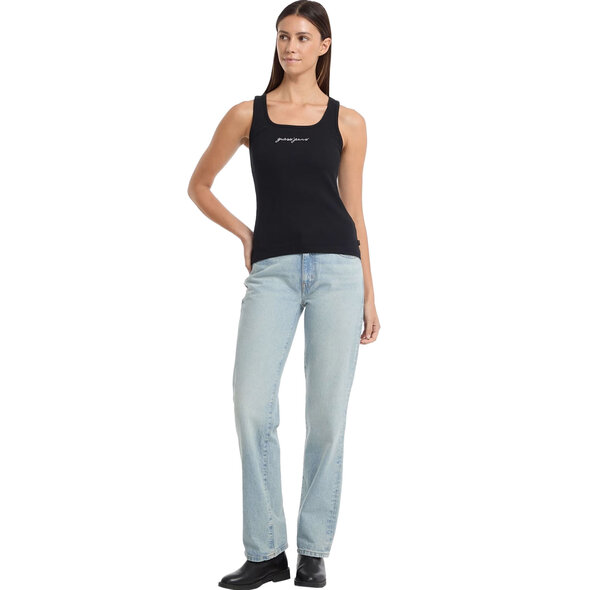 GUESS  SLIM RIB TANK TOP ΓΥΝΑΙΚΕΙΟ W5RP48KA0H1-JBLK