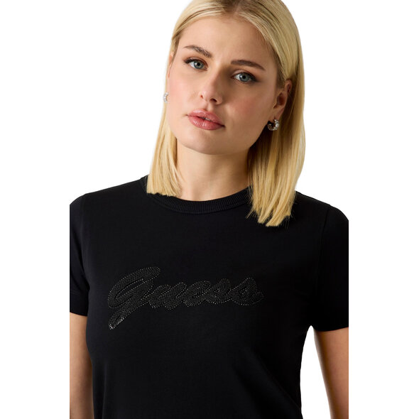 GUESS 3D ΜΠΛΟΥΖΑ ΓΥΝΑΙΚΕΙΑ W6GI08K3023-JBLK