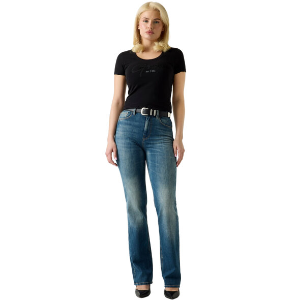 GUESS SCRIPT ΜΠΛΟΥΖΑ ΓΥΝΑΙΚΕΙΑ W6GI14K3033-JBLK
