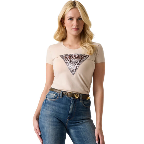 GUESS ZEBRA TRIANGLE  ΜΠΛΟΥΖΑ ΓΥΝΑΙΚΕΙΑ W6GI19K3042-G1M5