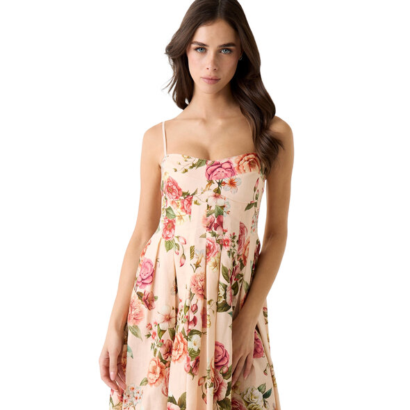 GUESS 'BRIA' LINEN ΦΟΡΕΜΑ ΓΥΝΑΙΚΕΙΟ W6GKAFW2558-PMM9