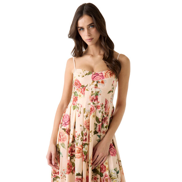 GUESS 'BRIA' LINEN ΦΟΡΕΜΑ ΓΥΝΑΙΚΕΙΟ W6GKAFW2558-PMM9