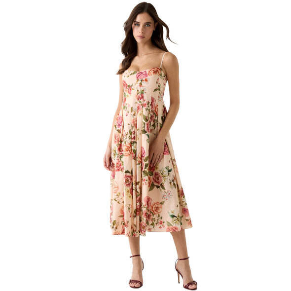 GUESS 'BRIA' LINEN ΦΟΡΕΜΑ ΓΥΝΑΙΚΕΙΟ W6GKAFW2558-PMM9