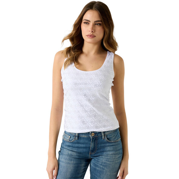 GUESS 4G ALLOVER TANK TOP ΓΥΝΑΙΚΕΙΟ W6GP10K2932-G011