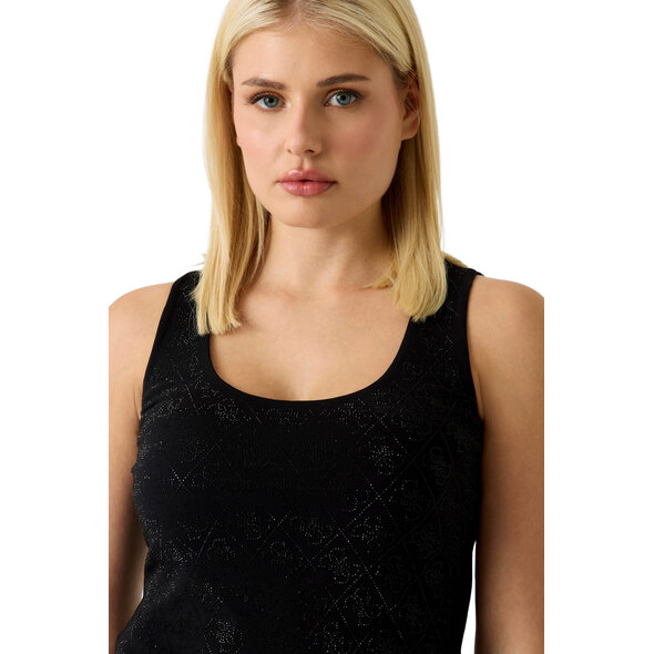 GUESS 4G ALLOVER TANK TOP ΓΥΝΑΙΚΕΙΟ W6GP10K2932-JBLK