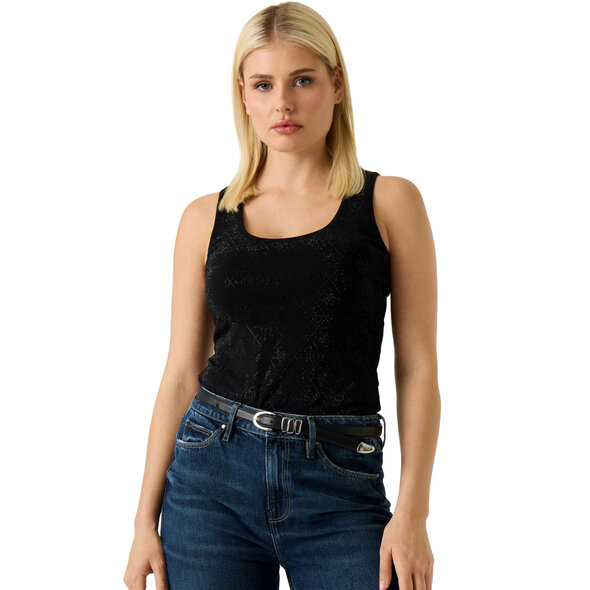 GUESS 4G ALLOVER TANK TOP ΓΥΝΑΙΚΕΙΟ W6GP10K2932-JBLK