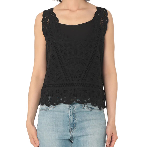 GUESS 'OCTAVIA' TANK TOP ΓΥΝΑΙΚΕΙΟ W6GR13Z0597-JBLK