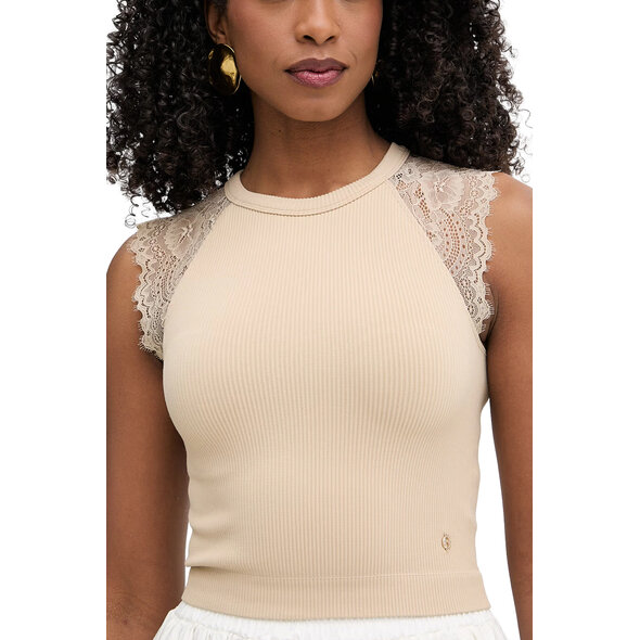 GUESS 'MILLIE' SEAMLESS LACE ΜΠΛΟΥΖΑ ΓΥΝΑΙΚΕΙΑ W6GZ01Z0606-G1L7
