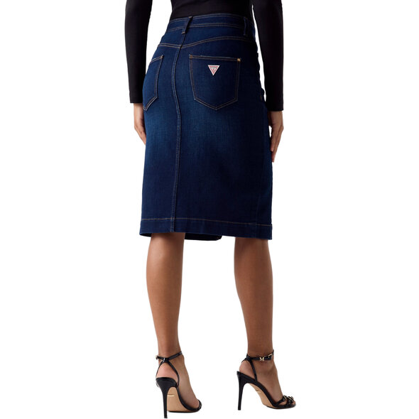 GUESS 'ROSITA' DENIM ΦΟΥΣΤΑ ΓΥΝΑΙΚΕΙΑ W6RD0UD6881-BLJO