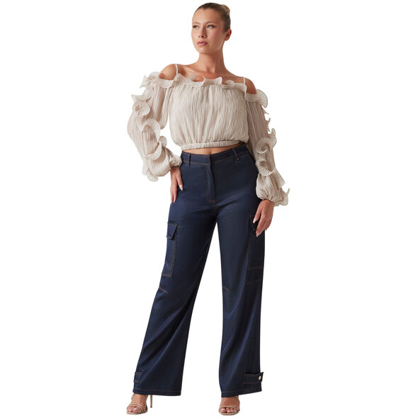 GUESS 'GABRIELLA' ΜΠΛΟΥΖΑ ΓΥΝΑΙΚΕΙΑ W6RH29WI342-F1PV