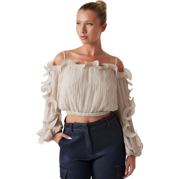 GUESS 'GABRIELLA' ΜΠΛΟΥΖΑ ΓΥΝΑΙΚΕΙΑ W6RH29WI342-F1PV