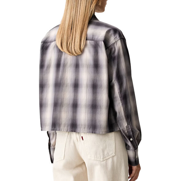 GUESS CROPPED WOVEN ΠΟΥΚΑΜΙΣΟ ΓΥΝΑΙΚΕΙΟ W6RH64WH7Q1-L92B