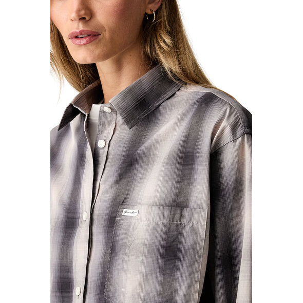 GUESS CROPPED WOVEN ΠΟΥΚΑΜΙΣΟ ΓΥΝΑΙΚΕΙΟ W6RH64WH7Q1-L92B