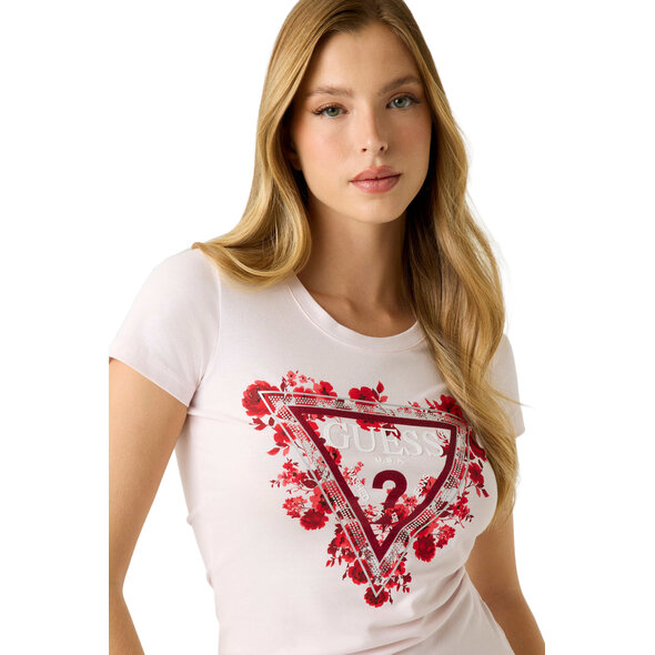 GUESS FLOWERS TRIANGLE ΜΠΛΟΥΖΑ ΓΥΝΑΙΚΕΙΑ W6RI23J1314-A627