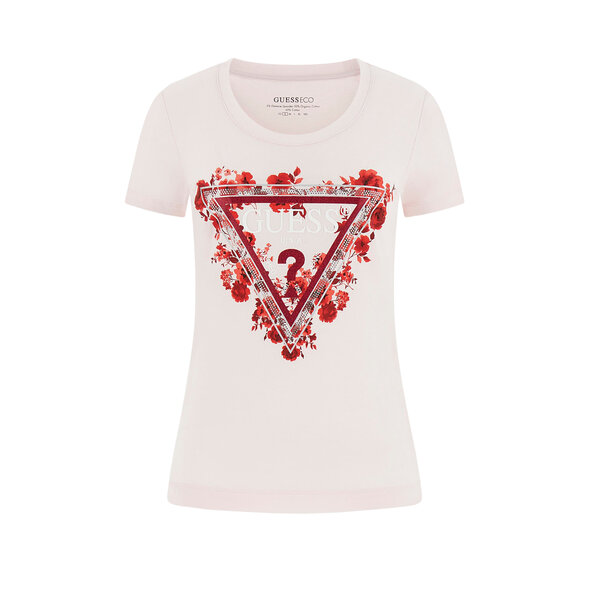 GUESS FLOWERS TRIANGLE ΜΠΛΟΥΖΑ ΓΥΝΑΙΚΕΙΑ W6RI23J1314-A627