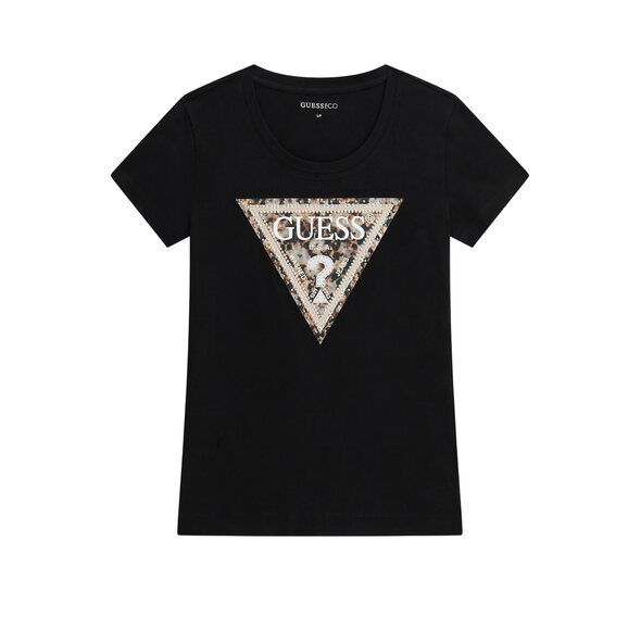 GUESS 'LEO TRIANGLE' ΜΠΛΟΥΖΑ ΓΥΝΑΙΚΕΙΑ W6RI32J1314-JBLK
