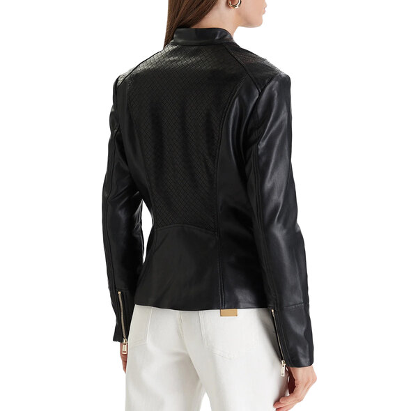 GUESS 'CLAUDINE' BIKER ΜΠΟΥΦΑΝ ΓΥΝΑΙΚΕΙΟ W6RL52WL850-JBLK