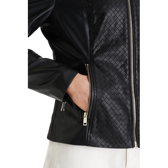 GUESS 'CLAUDINE' BIKER ΜΠΟΥΦΑΝ ΓΥΝΑΙΚΕΙΟ W6RL52WL850-JBLK