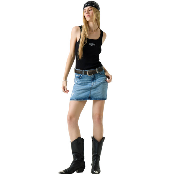 GUESS TANK TOP ΜΠΛΟΥΖΑ ΓΥΝΑΙΚΕΙΑ W6RP20KA0H1-JBLK