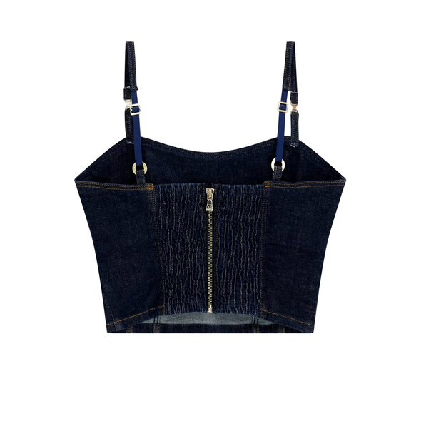 GUESS 'ZELDA' DENIM TOP ΓΥΝΑΙΚΕΙΟ W6YH15D1351-TCDL
