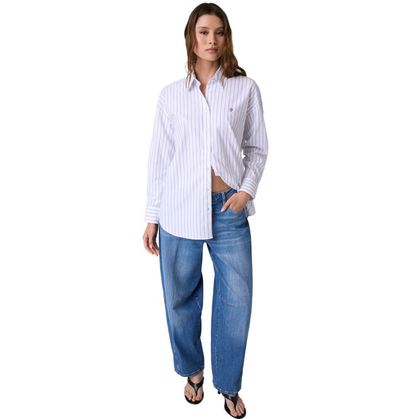 GUESS OVERSIZED OXFORD ΠΟΥΚΑΜΙΣΟ ΓΥΝΑΙΚΕΙΟ W6YH74W3361-S04G