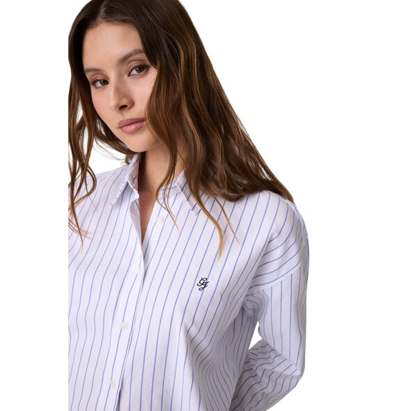 GUESS OVERSIZED OXFORD ΠΟΥΚΑΜΙΣΟ ΓΥΝΑΙΚΕΙΟ W6YH74W3361-S04G