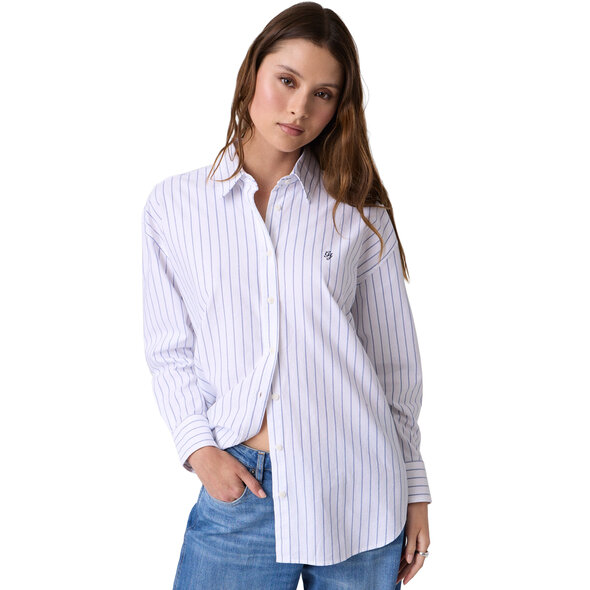 GUESS OVERSIZED OXFORD ΠΟΥΚΑΜΙΣΟ ΓΥΝΑΙΚΕΙΟ W6YH74W3361-S04G