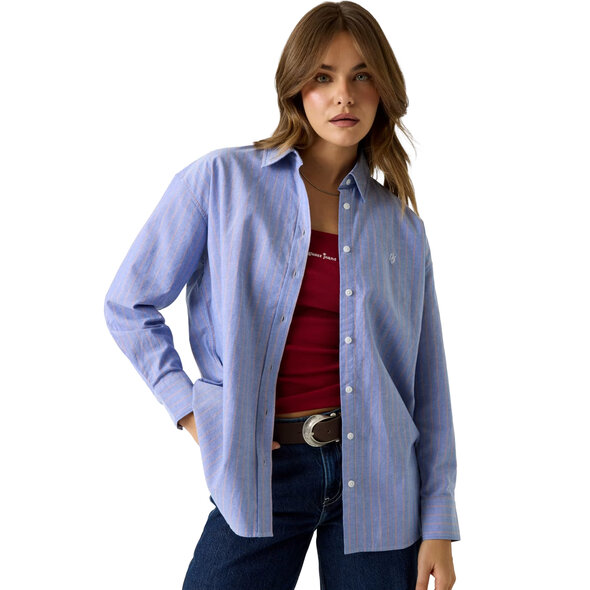GUESS OVERSIZED OXFORD ΠΟΥΚΑΜΙΣΟ ΓΥΝΑΙΚΕΙΟ W6YH74W3361-SB0F