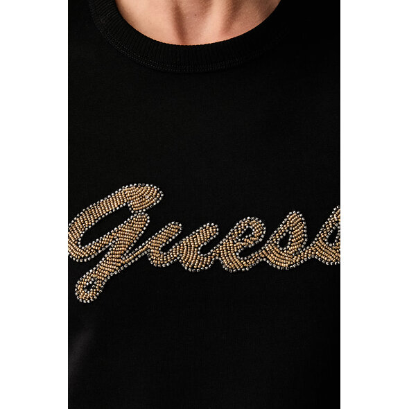 GUESS 'BEADS SCRIPT' ΜΠΛΟΥΖΑ ΓΥΝΑΙΚΕΙΑ W6YI29K4348-JBLK