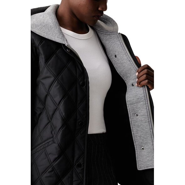 GUESS QUILTED ΜΠΟΥΦΑΝ ΓΥΝΑΙΚΕΙΟ W6YL08W2693-JBLK
