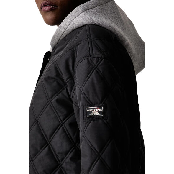GUESS QUILTED ΜΠΟΥΦΑΝ ΓΥΝΑΙΚΕΙΟ W6YL08W2693-JBLK