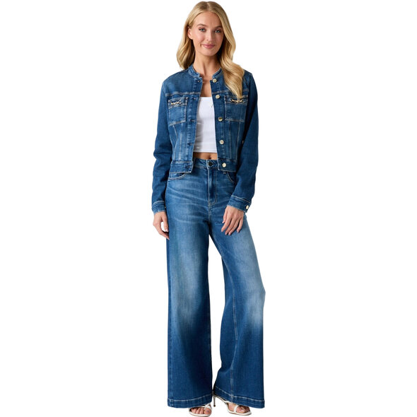 GUESS 'IVY' DENIM ΜΠΟΥΦΑΝ ΓΥΝΑΙΚΕΙΟ W6YN03D1341-TWNS