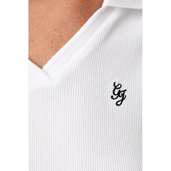 GUESS RIB V NECK POLO ΜΠΛΟΥΖΑ ΓΥΝΑΙΚΕΙΑ W6YP05K3683-G011