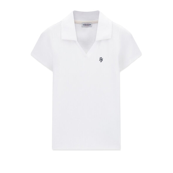GUESS RIB V NECK POLO ΜΠΛΟΥΖΑ ΓΥΝΑΙΚΕΙΑ W6YP05K3683-G011