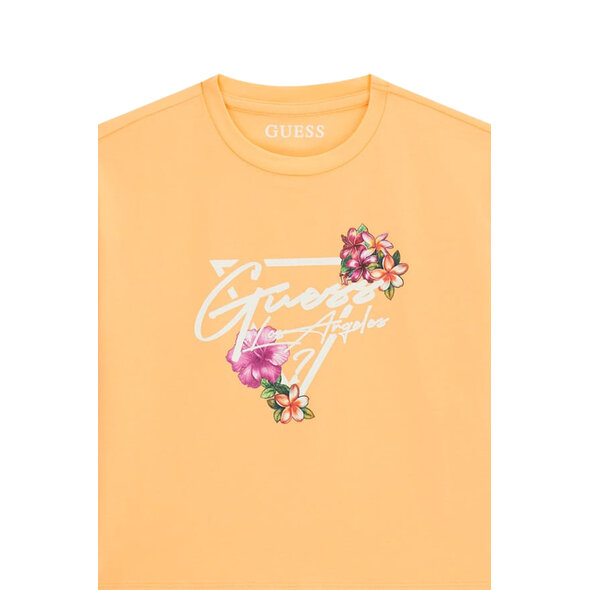 GUESS ΠΑΙΔΙΚΗ CROP ΜΠΛΟΥΖΑ ΚΟΡΙΤΣΙ J6GI15K6YW4-G3E1
