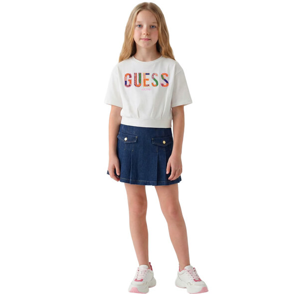 GUESS ΠΑΙΔΙΚΗ OVERSIZE BOXY ΜΠΛΟΥΖΑ ΚΟΡΙΤΣΙ J6GI16K6YW4-G011