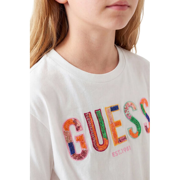 GUESS ΠΑΙΔΙΚΗ OVERSIZE BOXY ΜΠΛΟΥΖΑ ΚΟΡΙΤΣΙ J6GI16K6YW4-G011