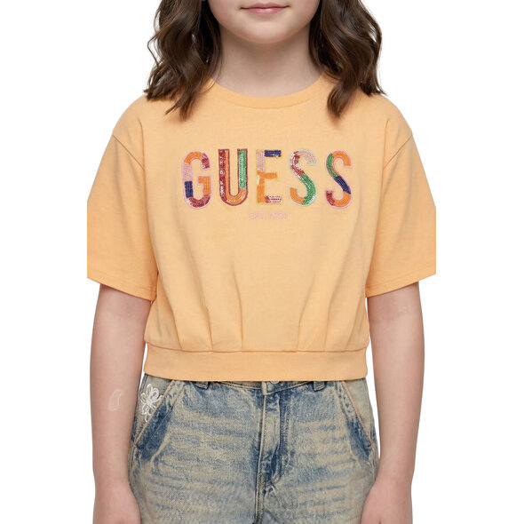 GUESS ΠΑΙΔΙΚΗ OVERSIZE BOXY ΜΠΛΟΥΖΑ ΚΟΡΙΤΣΙ J6GI16K6YW4-G3E1
