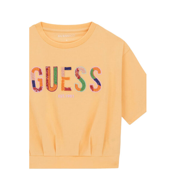 GUESS ΠΑΙΔΙΚΗ OVERSIZE BOXY ΜΠΛΟΥΖΑ ΚΟΡΙΤΣΙ J6GI16K6YW4-G3E1