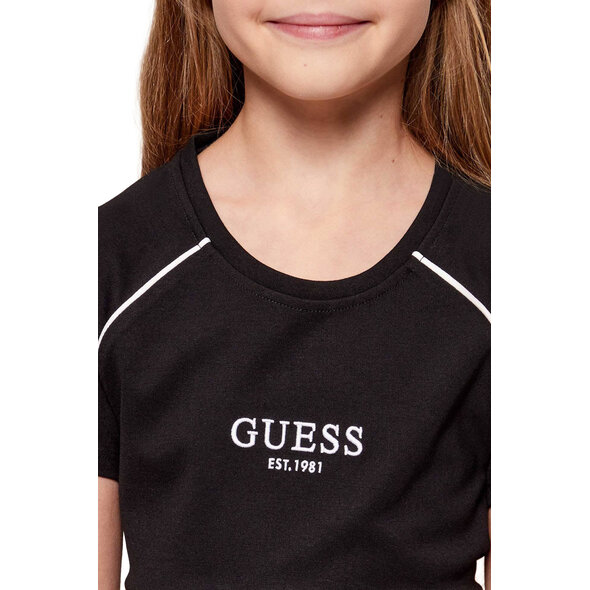 GUESS 'PUNTO MILANO' ΠΑΙΔΙΚΟ ΦΟΡΕΜΑ ΚΟΡΙΤΣΙ J6RK02KCY62-JBLK