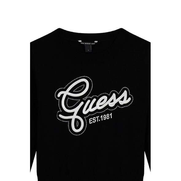 GUESS ΠΑΙΔΙΚΗ ΠΛΕΚΤΗ ΜΠΛΟΥΖΑ ΚΟΡΙΤΣΙ J6YR04Z0834-JBLK