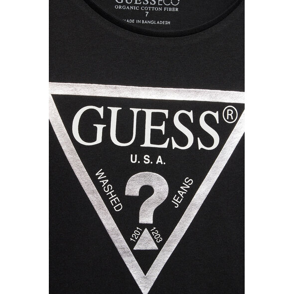 GUESS ΠΑΙΔΙΚΗ ΜΠΛΟΥΖΑ ΚΟΡΙΤΣΙ ME LOGO J73I56K8HM0-JBLK