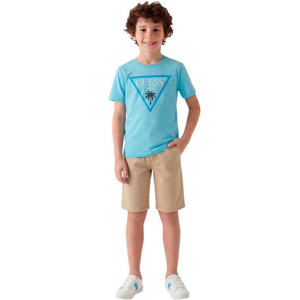 GUESS 'DOBBY' CHINO ΠΑΙΔΙΚΗ ΒΕΡΜΟΥΔΑ ΑΓΟΡΙ L6GD15WR46-G1L9