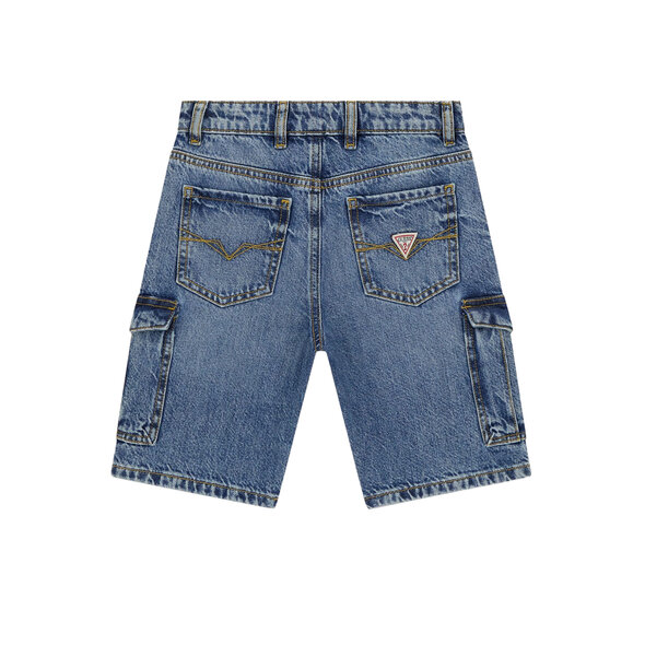 GUESS 'RIGID' ΠΑΙΔΙΚΟ DENIM CARGO ΒΕΡΜΟΥΔΑ ΑΓΟΡΙ L6GD16D45E0-SHIC